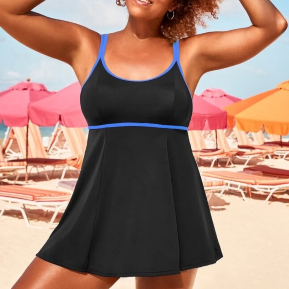 New Double Lingerie Strap Plus Size 26
Swimdress Swimsuits For All athletic